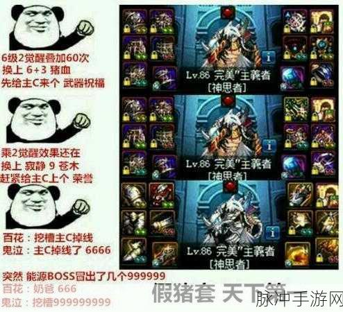 地下城与勇士，揭秘天下第一假猪套制作全攻略