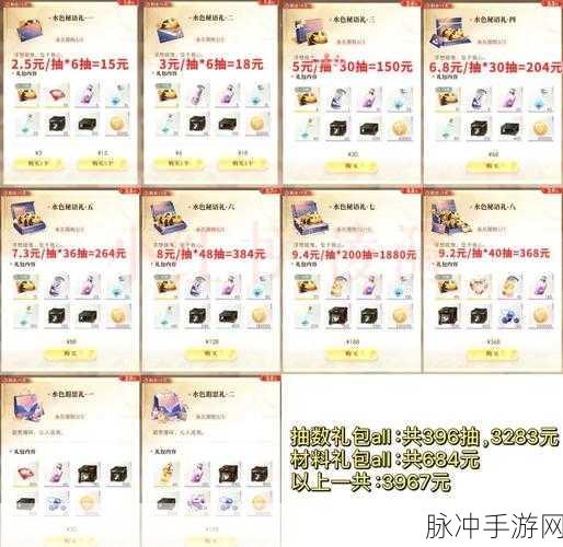 小森生活一幕倾心礼包全解析