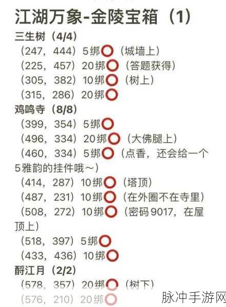 烟雨江湖深度攻略，千里追杀地狱无门任务完美完成指南