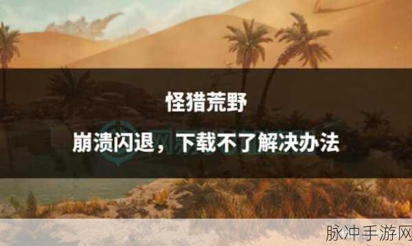 怪物猎人崛起手游崩溃问题全面解析与应对策略