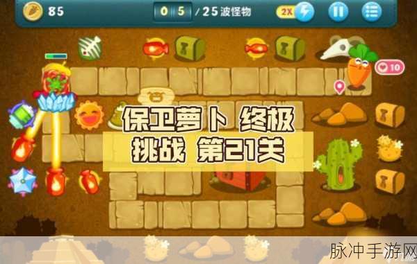保卫萝卜3游乐场大作战攻略大全——全面解锁你的塔防智慧