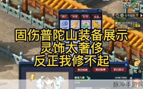 梦幻西游手游69级普陀山角色装备选择全攻略
