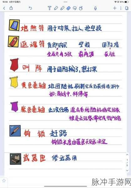 永劫无间道具推荐与携带搭配全攻略
