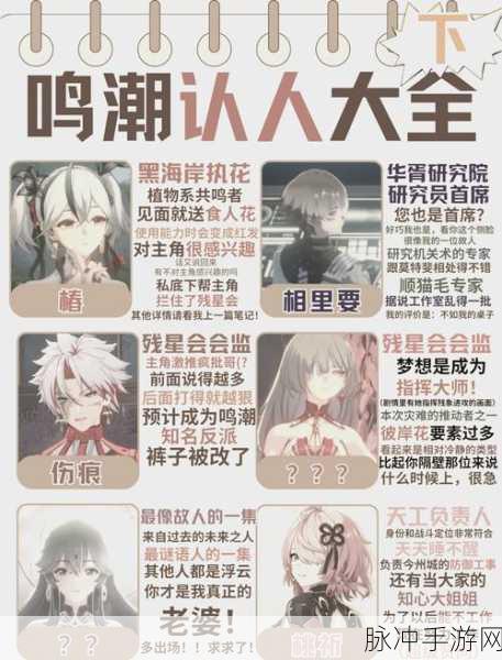 鸣潮椿角色深度培养攻略，解锁你的战场之花