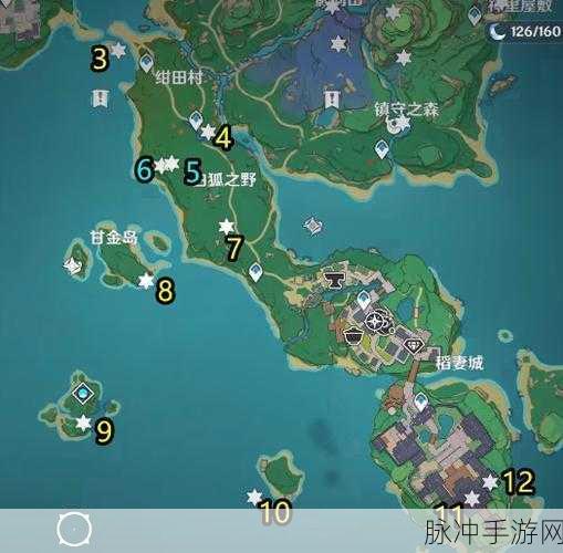 原神全地图雷神瞳精确位置完整攻略