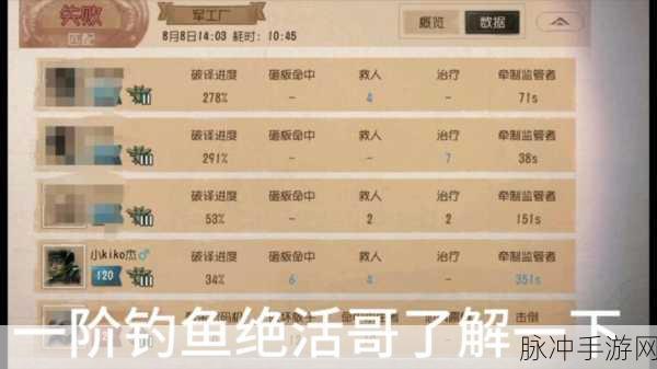 第五人格求生者排位上分，揭秘冷门小技巧助你攀登巅峰
