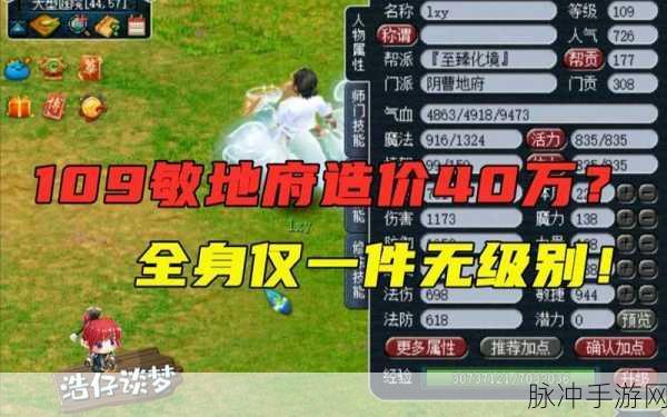 梦幻西游109敏地府，敏捷套装的必要性及高效搭配