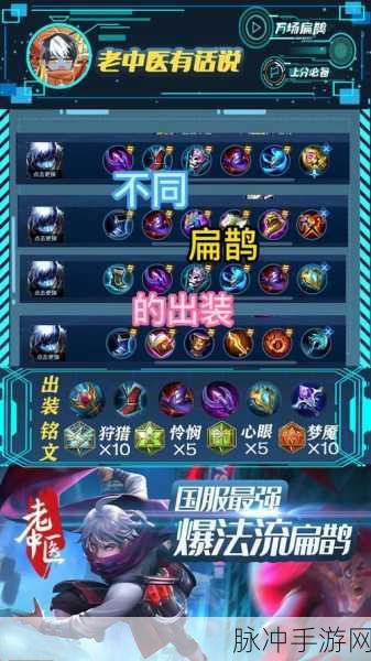 王者荣耀扁鹊3V3实战攻略，深度解析扁鹊技巧出装与战斗策略