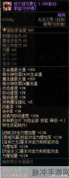 DNF95 版本精灵骑士的顶级 Buff 换装指南