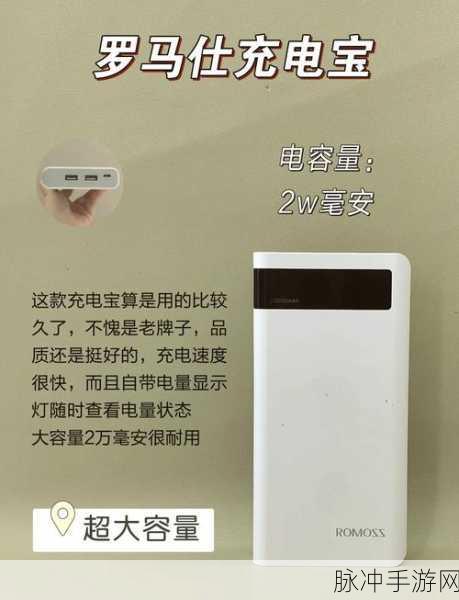 手游玩家必备，揭秘罗马仕充电宝充电时第一个灯闪的原因