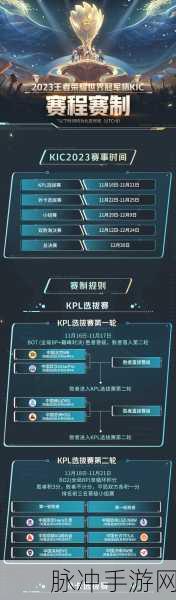 王者荣耀2023KPL夏季赛常规赛程全解析与观赛指南