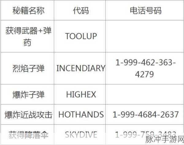 GTA5 PC 版全武器秘籍代码与解锁等级大揭秘