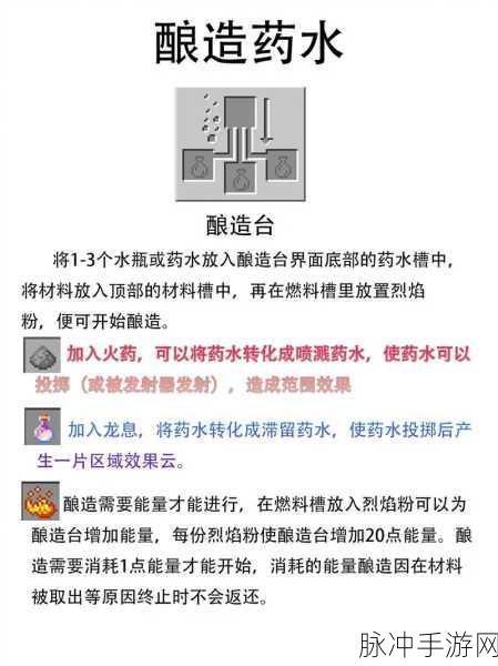 探索我的世界中神秘的发酵蜘蛛眼，揭秘合成发酵蜘蛛眼的独特方法与秘诀