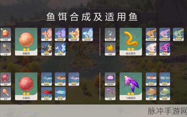 原神鱼饵配方大全及鱼饵配方合成方法详解