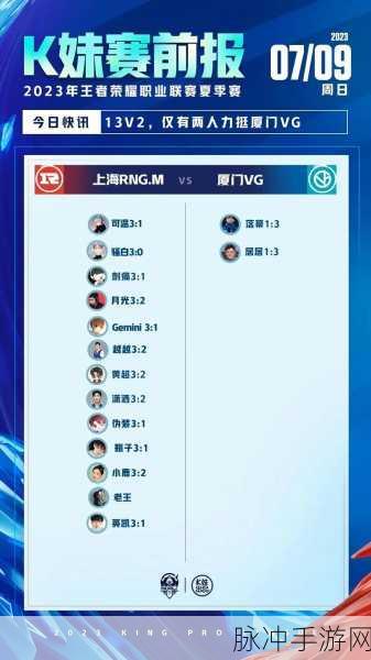 王者荣耀KPL2023夏季赛全攻略，时间、赛程与战队实力深度剖析