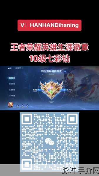 王者荣耀生涯徽章等级提升秘籍大公开