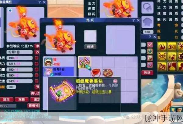 梦幻西游手游法宠召唤兽兽决精选指南，深度剖析法宠召唤攻略与兽决推荐