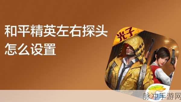 和平精英深度攻略，如何设置与优化左右探头开镜技巧