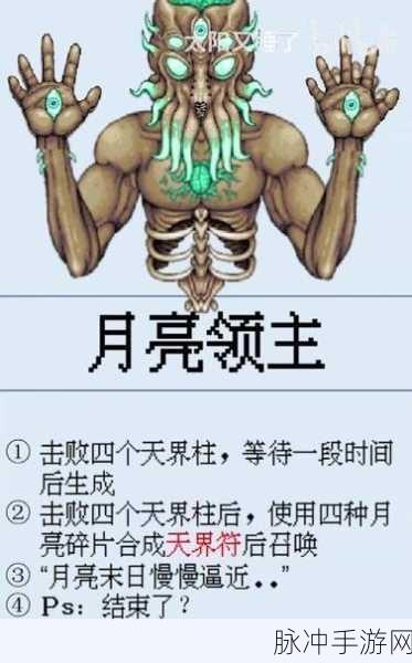 泰拉瑞亚月球领主掉落物品全面解析与攻略指南