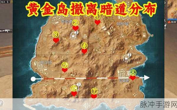 和平精英黄金岛玩法攻略，全面解析撤离技巧