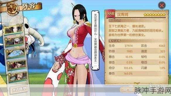 航海王燃烧意志女帝角色深度解析与技能详解