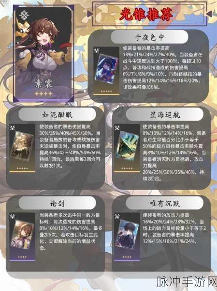 崩坏星穹铁道，翡翠遗器搭配深度剖析
