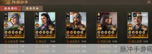 三国志战棋版S5徐盛阵容搭配深度攻略