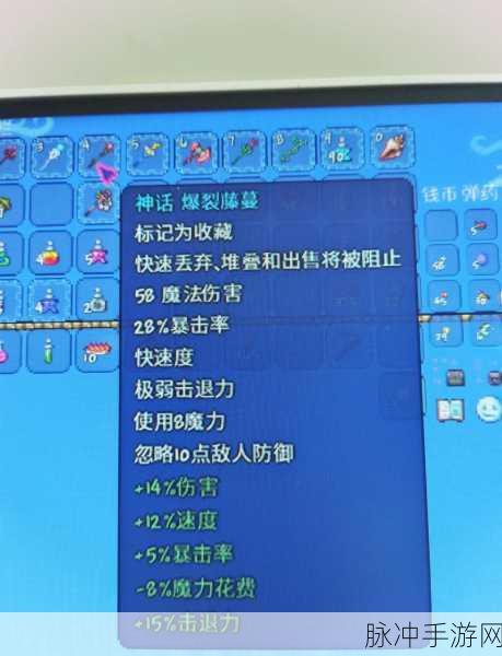 泰拉瑞亚探秘，解锁雀杖的神奇力量与奥秘