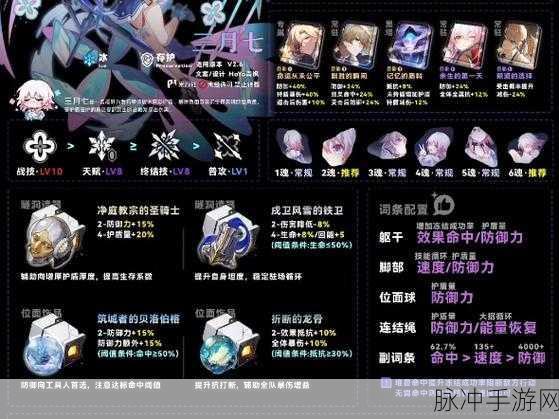 崩坏星穹铁道三月七全面培养与配队配装攻略