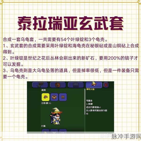 泰拉瑞亚，捕捉海洋之星——海龟坐骑全面解析