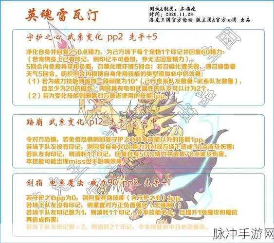 洛克王国雷瓦汀超进化秘籍大公开