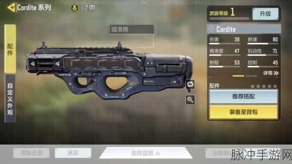 使命召唤手游冲锋枪王者之争，谁才是战场上的真正霸主？冲锋枪推荐指南