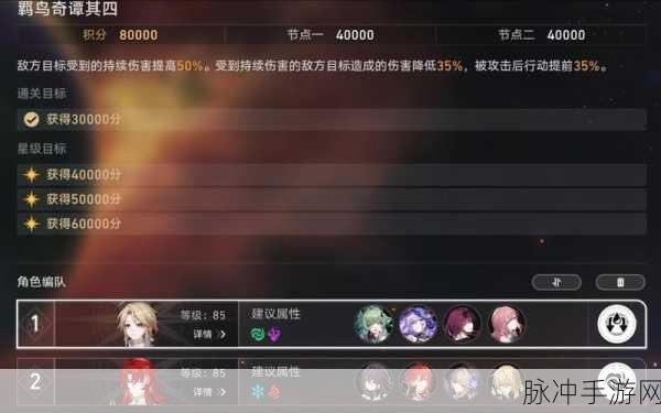 崩坏星穹铁道羁鸟奇谭第四关深度通关攻略