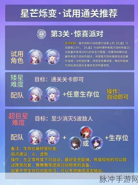 崩坏星穹铁道战意狂潮第一关深度攻略