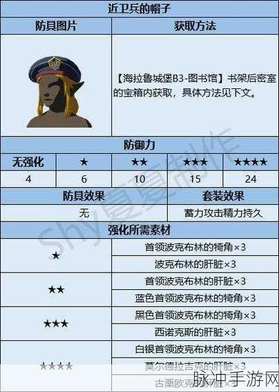 塞尔达传说王国之泪，蛮族套全部位装备攻略详解
