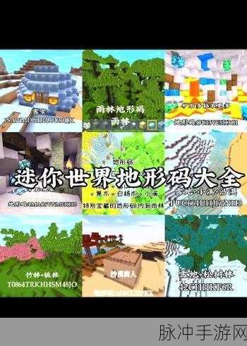 迷你世界地形码大全稀有2024，解锁奇幻世界的钥匙