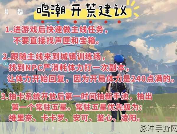 鸣潮新手必知，打造强力开荒阵容的神奇秘籍