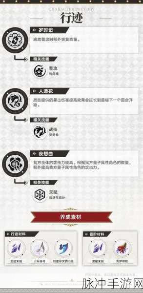 崩坏，星穹铁道花火培养攻略，解锁角色实力的全面技巧