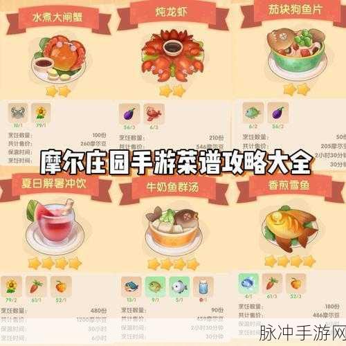 摩尔庄园手游攻略，奇艺炸冰虾菜谱详解