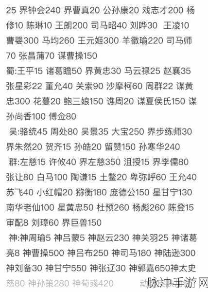 三国杀十周年庆典，将符商店SS级武将兑换攻略