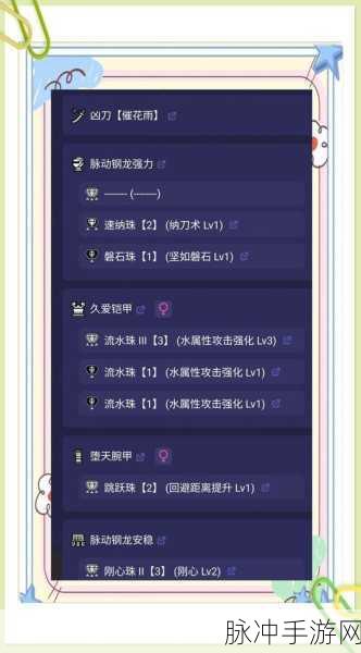 怪物猎人世界狩猎笛升级素材表全面解析