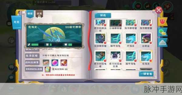 创造与魔法，愈海龙捕捉全攻略解析