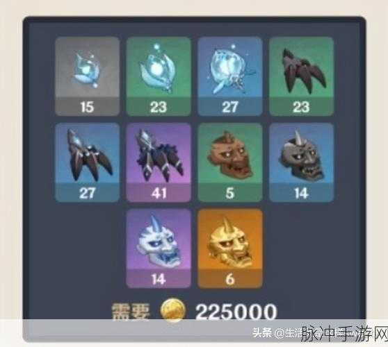 原神冬极白星突破材料全攻略，解锁五星弓的极致力量