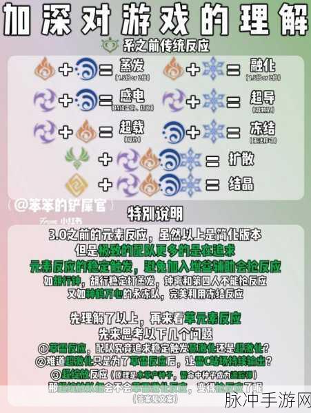 原神草系元素反应全解析，探索元素交织的无限可能