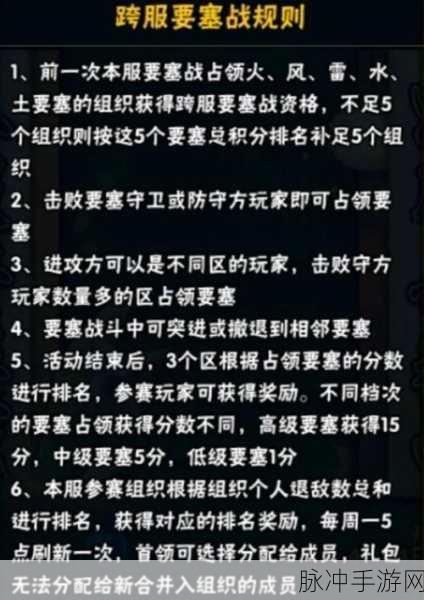 火影忍者手游跨服小队争霸赛玩法指南详解