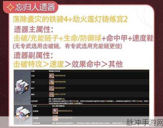 崩坏星穹铁道停云遗器选择全攻略