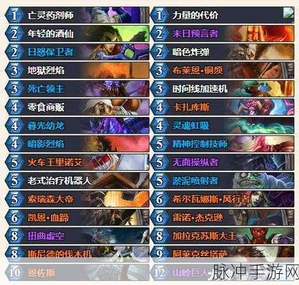 炉石传说攻略，宇宙暗牧卡组的搭配与实战分析