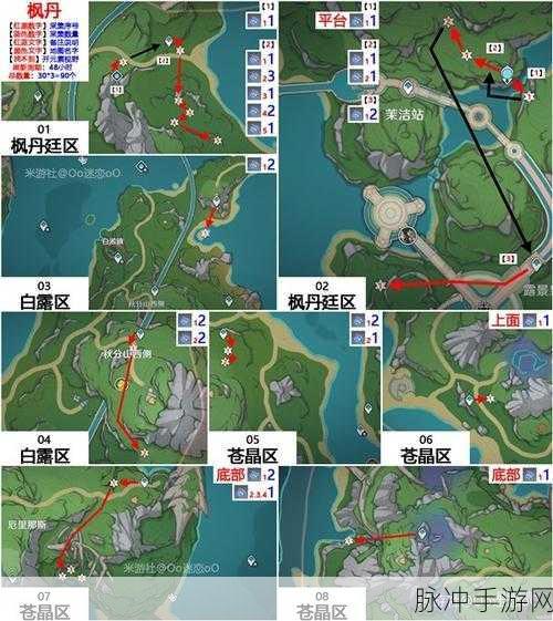原神柔灯铃采集全攻略，轻松获取的最佳路线