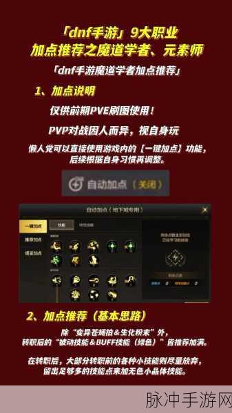 DNF手游忍者快速刷图升级加点全攻略