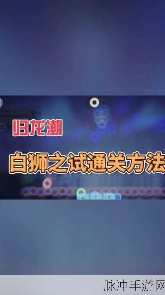 归龙潮龙域挑战其一，揭秘高效通关秘籍